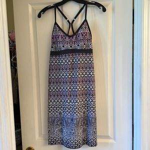Athleta tank dress. Purple and black.